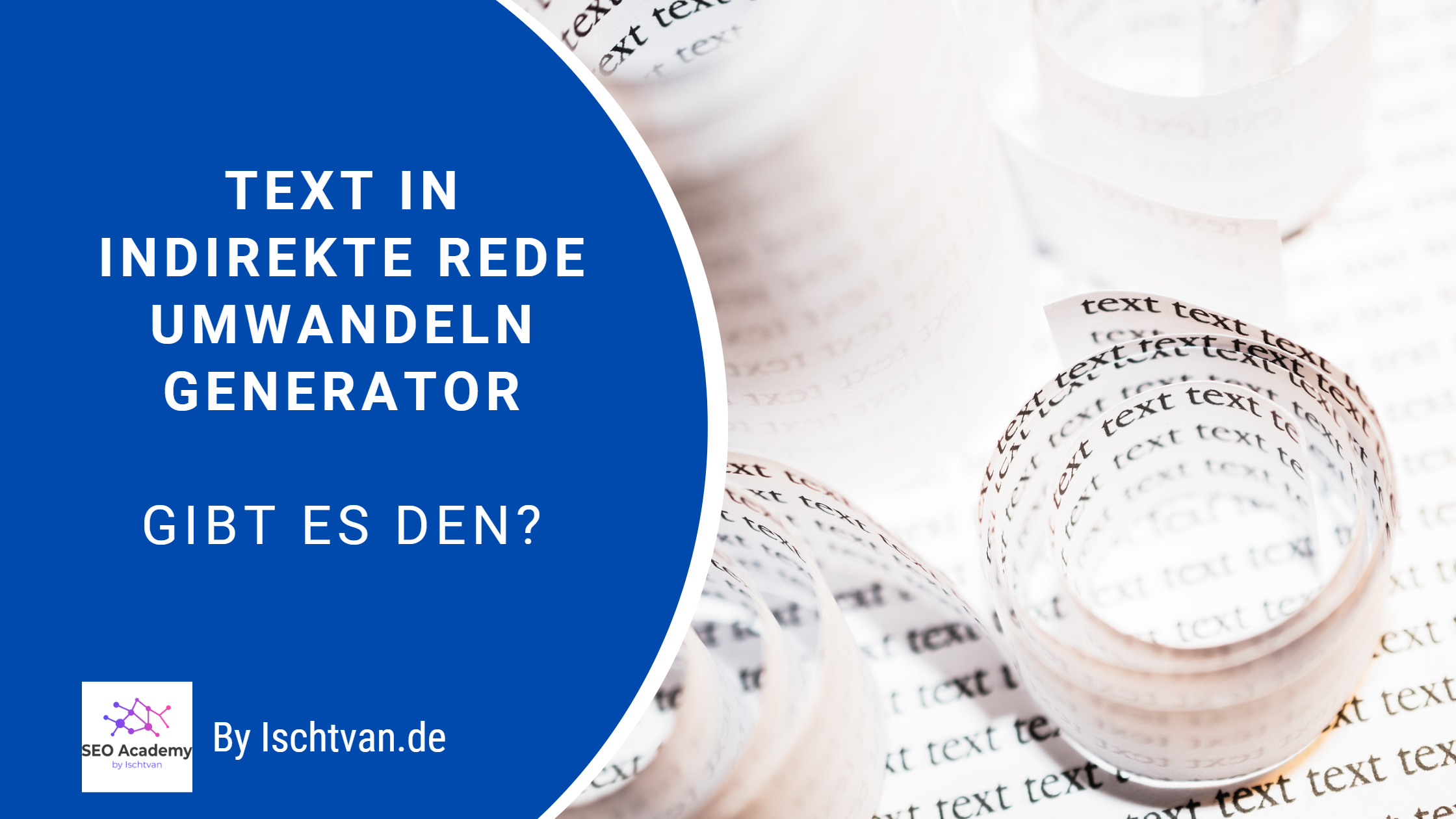 text in indirekte rede umwandeln generator Gibt es den?